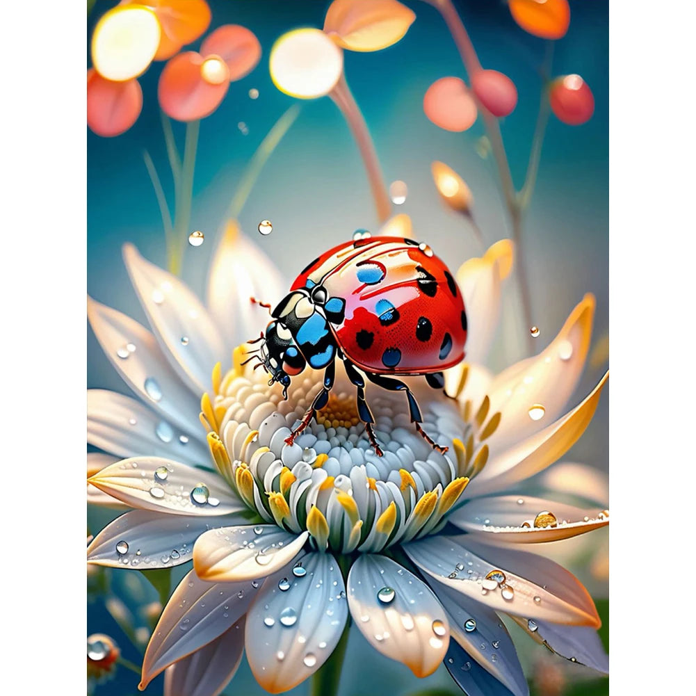 5D DIY Full Round Drill Diamond Painting Animal Kit Home Decor Art Craft 30x40cm