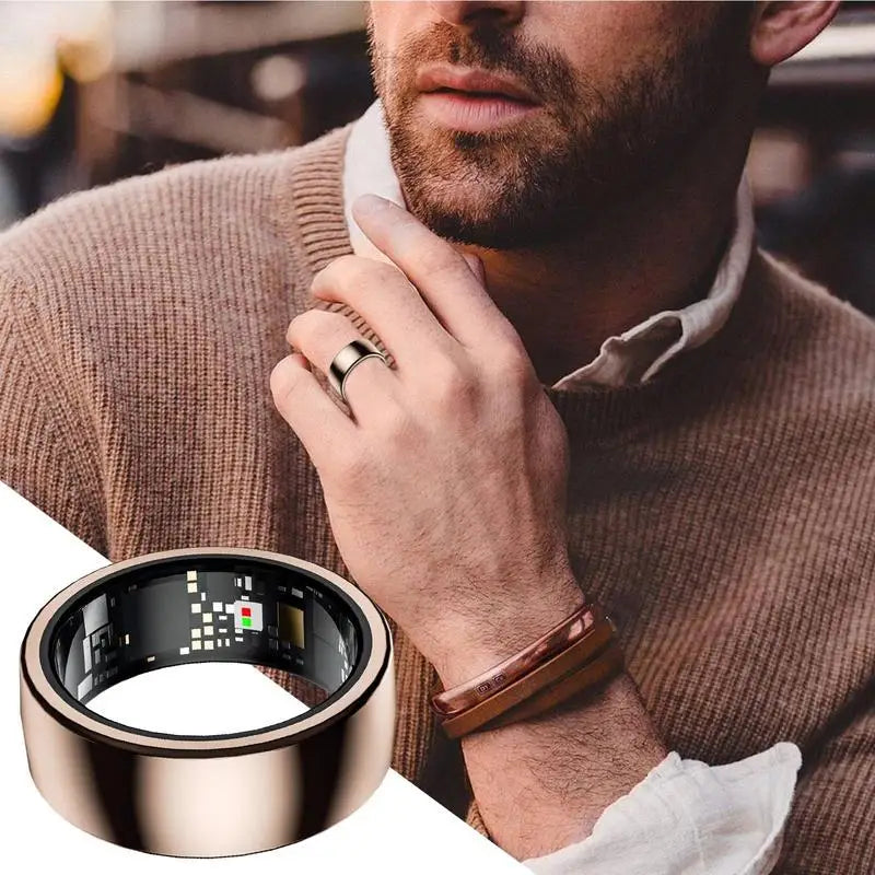 Ring Smart Sleep Monitoring Ring Health Ring For Women Men Waterproof Heart Rate Sleep Monitor Ring Portable Smart Ring