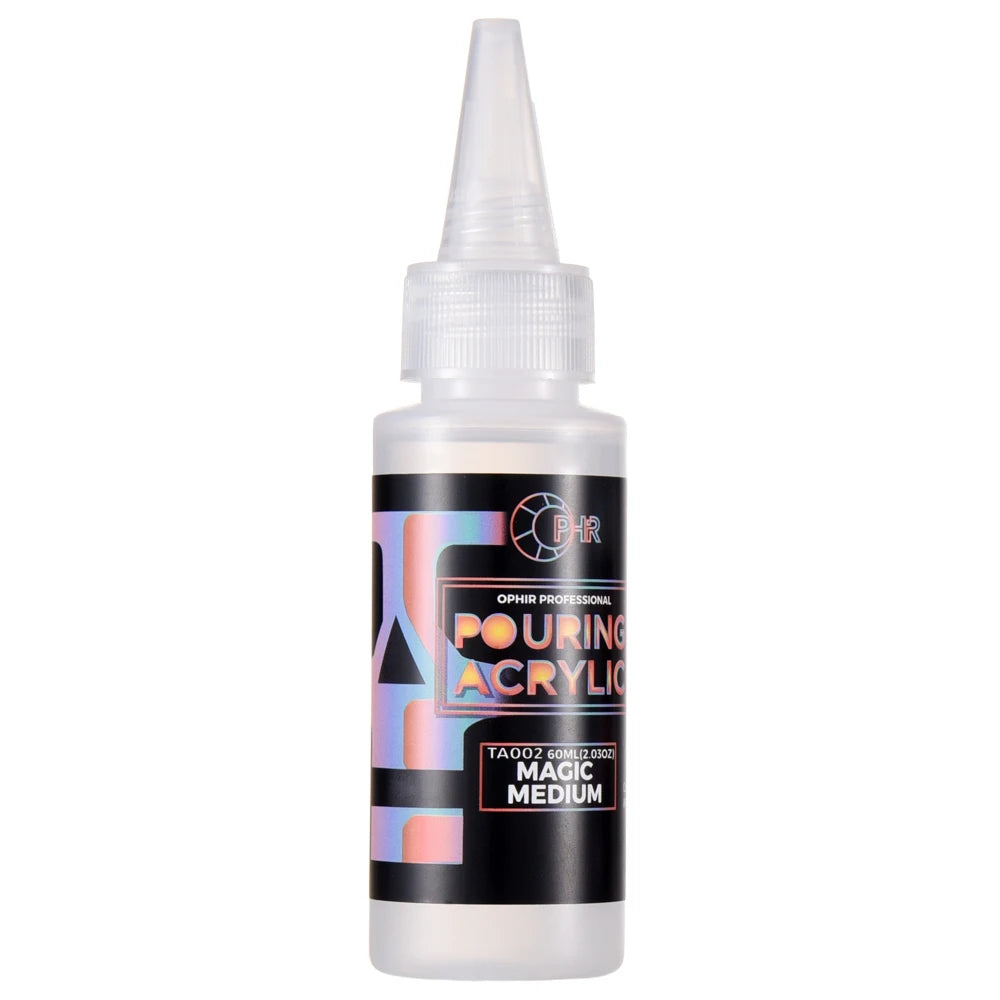 OPHIR 100ML/Bottle Varnish Glossy Gel Topcoat for Pouring Acrylic Paint Artist DIY Art Supplies TA004
