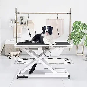 49.6 Inch Dog Grooming Table With Adjustable Arms Noose
