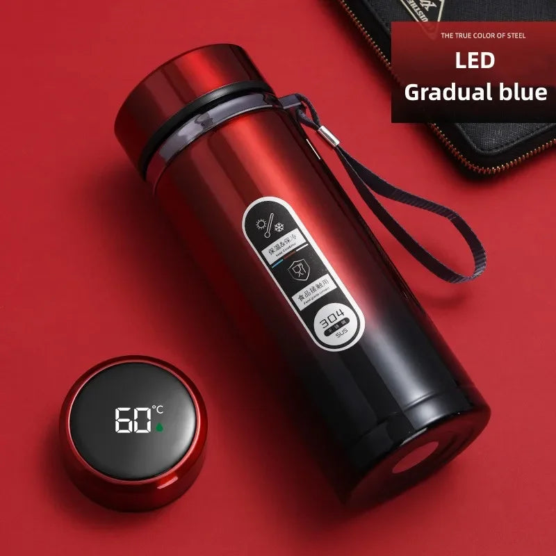 Stainless Steel Thermos Bottle LED Temperature Display