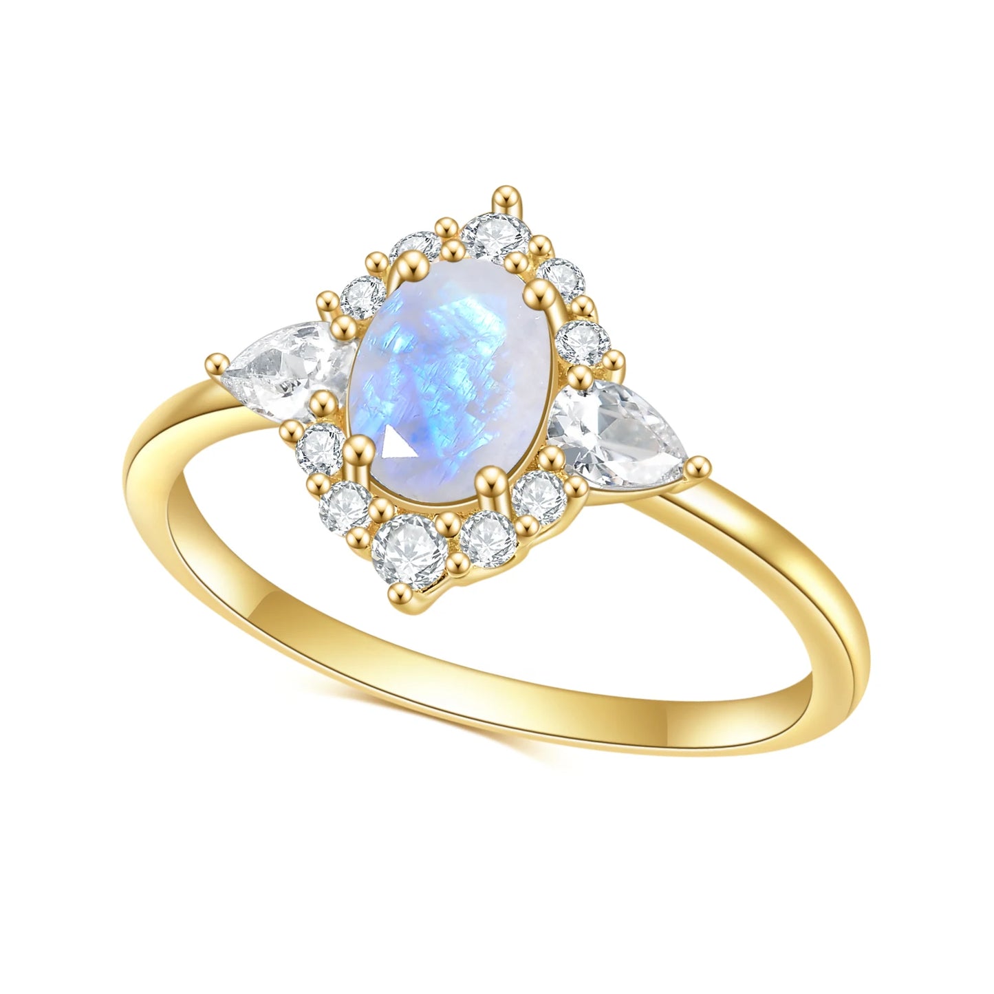 Gems Ballet Oval 5x7 Alexandrite Ring 925 Sterling Silver