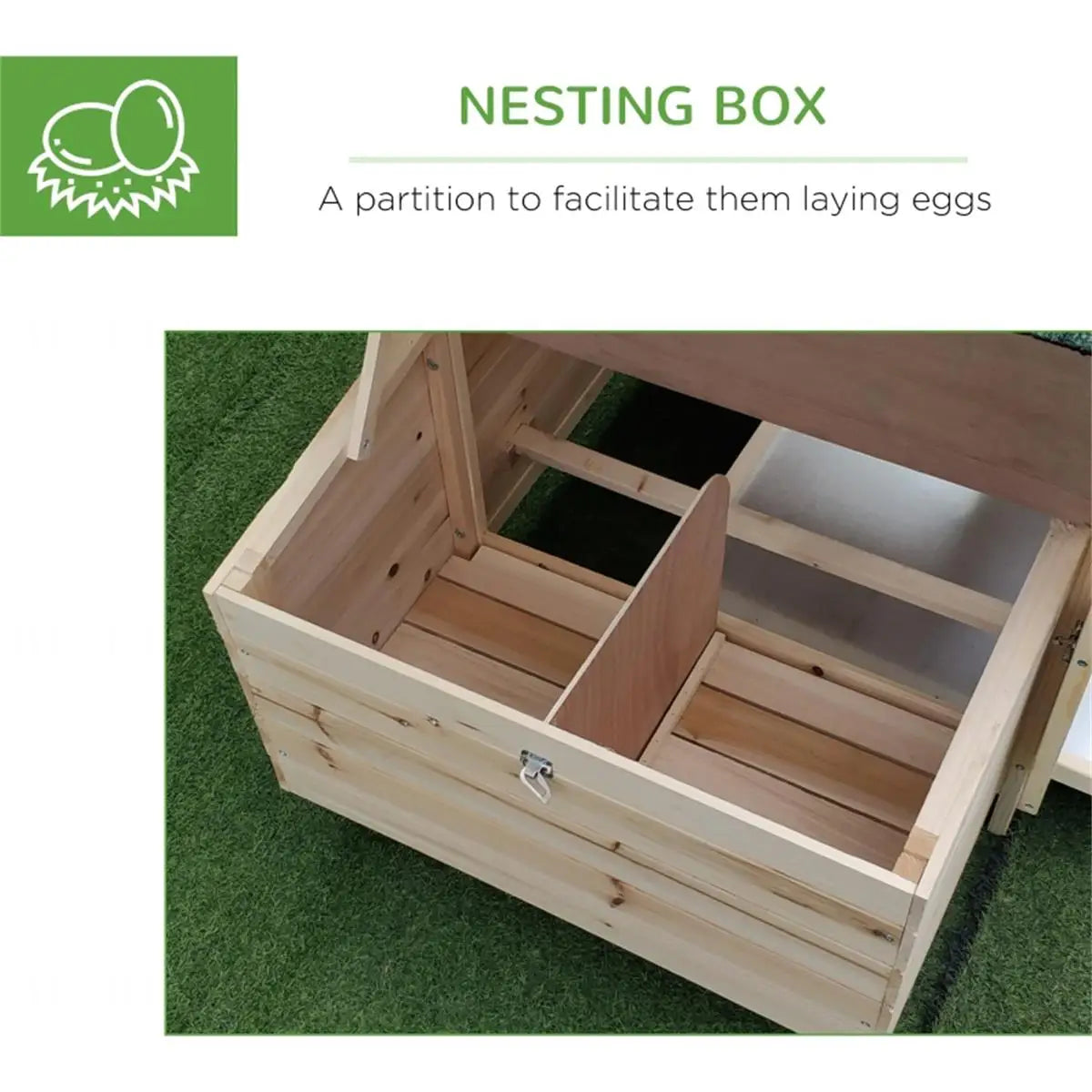 Premium Wooden Chicken Coop - Fast Shipping (Not Available at)