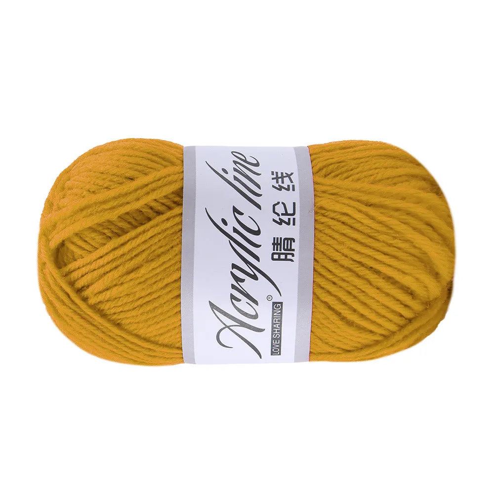 50g/Ball Acrylic Wool Yarn Thread Warm Diy Knitting Soft Baby Sweater Hat Knitted Kids Adult Scarf Supersoft Wholesale 12 Colors