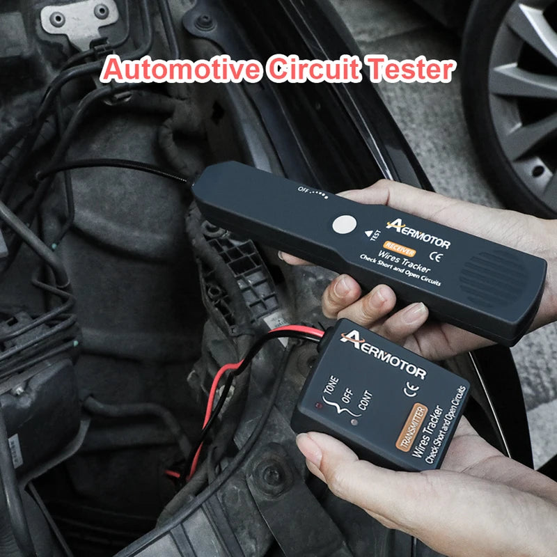 Aermotor Automotive Short Cable Tracker Open Wire Finder Same as EM415PRO Universal 6-42V DC Find Car Short Circuit Wire