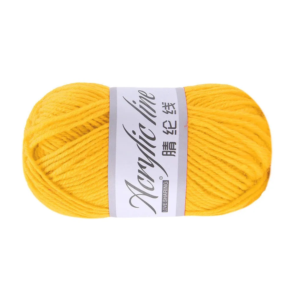 50g/Ball Acrylic Wool Yarn Thread Warm Diy Knitting Soft Baby Sweater Hat Knitted Kids Adult Scarf Supersoft Wholesale 12 Colors
