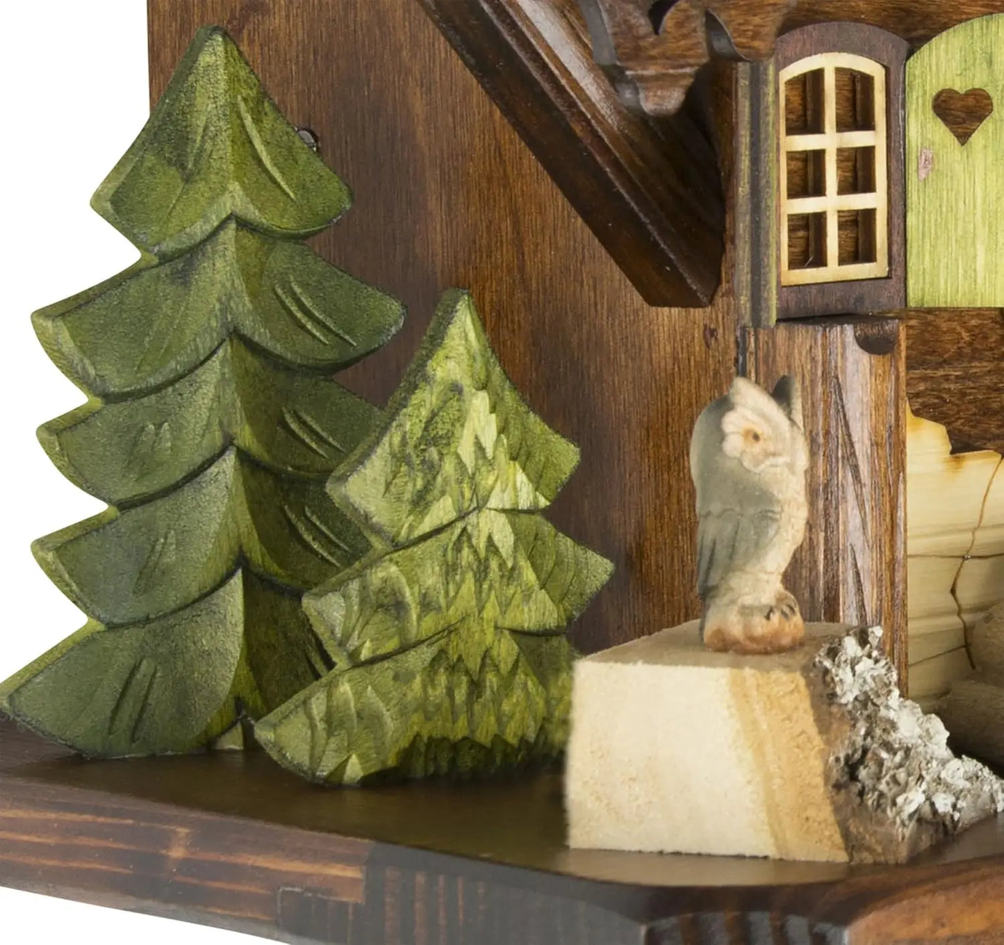 German Cuckoo Clock Black Forest Chalet Eight Day Movement
