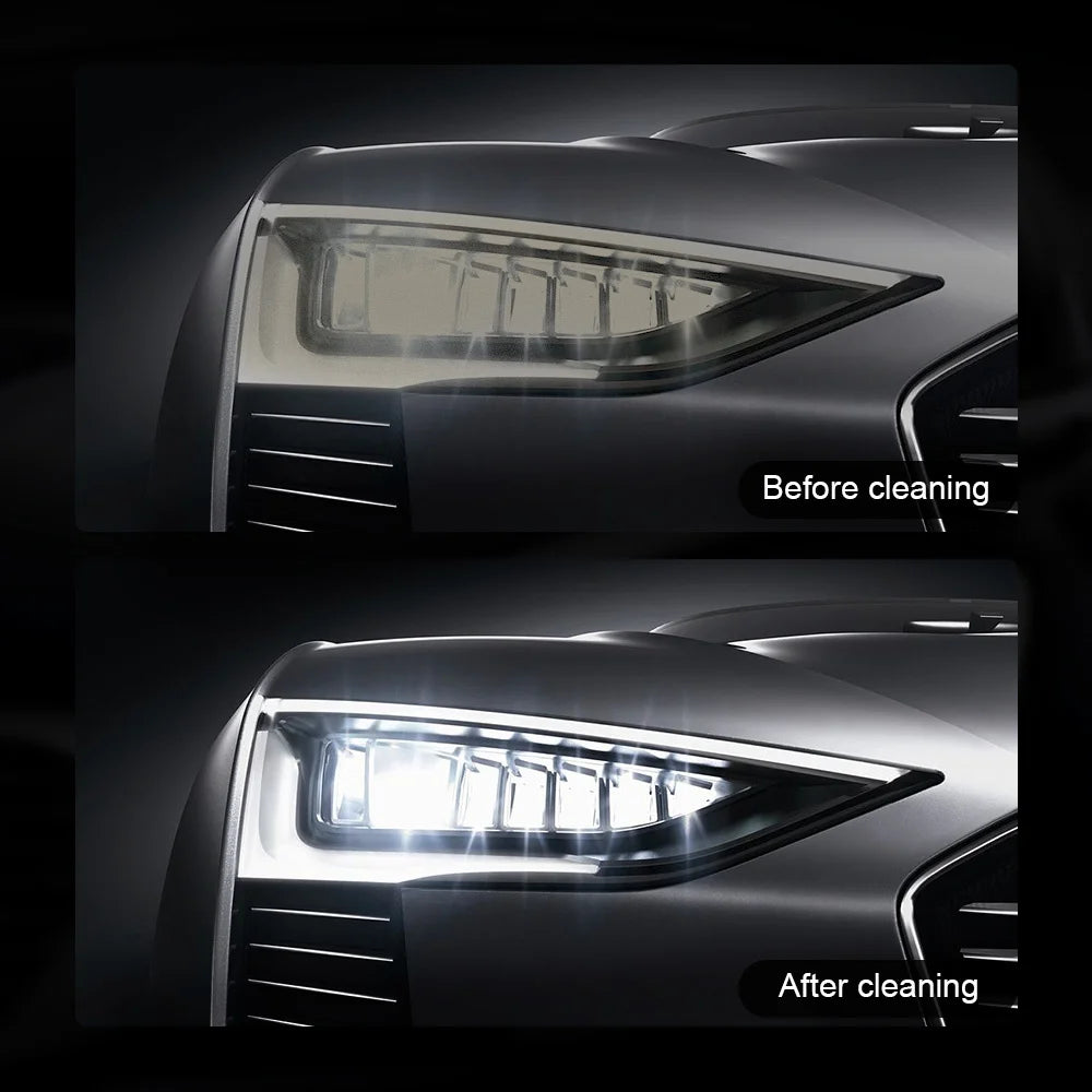 Car Headlight Polishing Restoration Kit Auto Headlight Restorer Repair Set Workshop Tools 500ML Liquid Polymer Evaporator