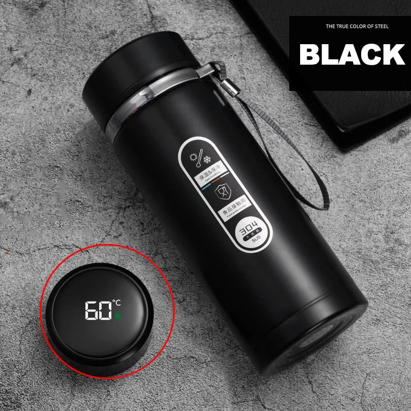 Stainless Steel Thermos Bottle LED Temperature Display