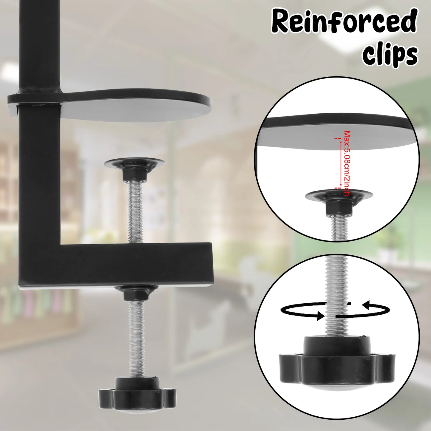 Dog Grooming Arm Clamp Height Adjustable Stainless Steel