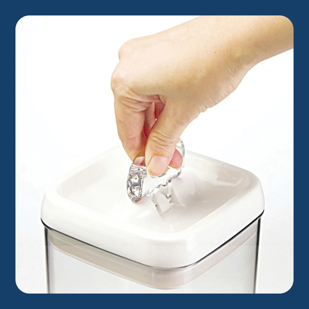 (2 pack) Canister - 6.2 Cup Flip- Square Food Storage Container