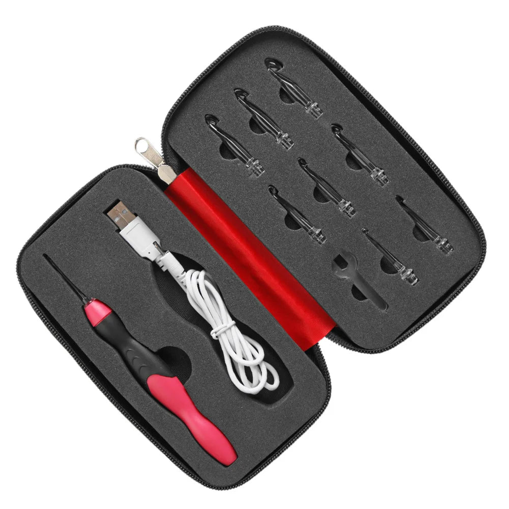 Crochet Needle ABS Plastic Change Head Circular Knitting Needle Set Sweaters Woven Tools DIY Hand Sewing Household Accessories
