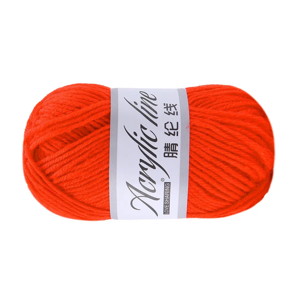 50g/Ball Acrylic Wool Yarn Thread Warm Diy Knitting Soft Baby Sweater Hat Knitted Kids Adult Scarf Supersoft Wholesale 12 Colors