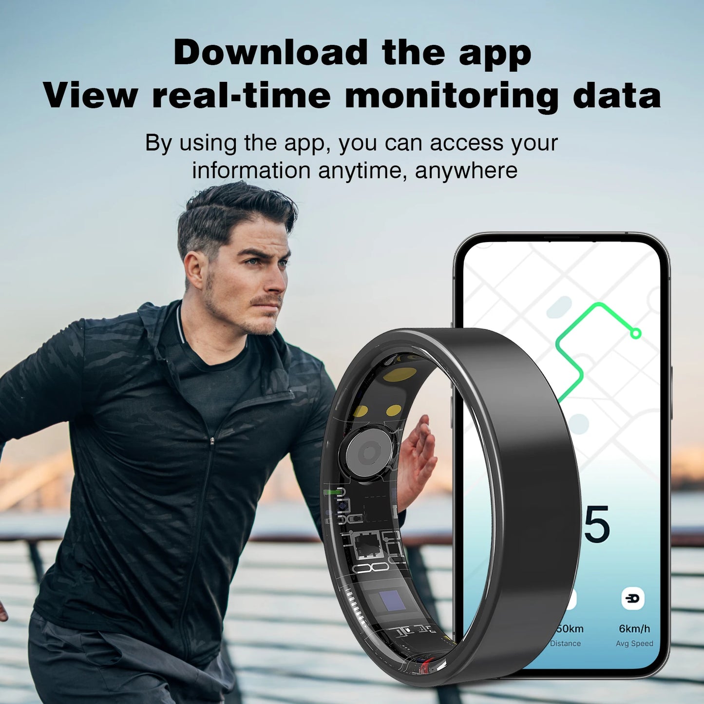 Smart Ring with Sleep Tracking and Motion Monitoring