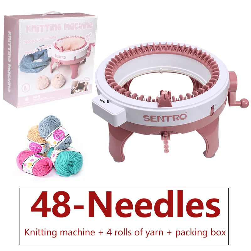 SENTRO 40 48 Needle Knitting Machine Dual Loom Kit Gift