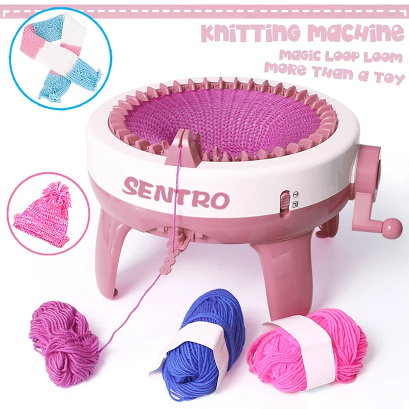 SENTRO 40 48 Needle Knitting Machine Dual Loom Kit Gift