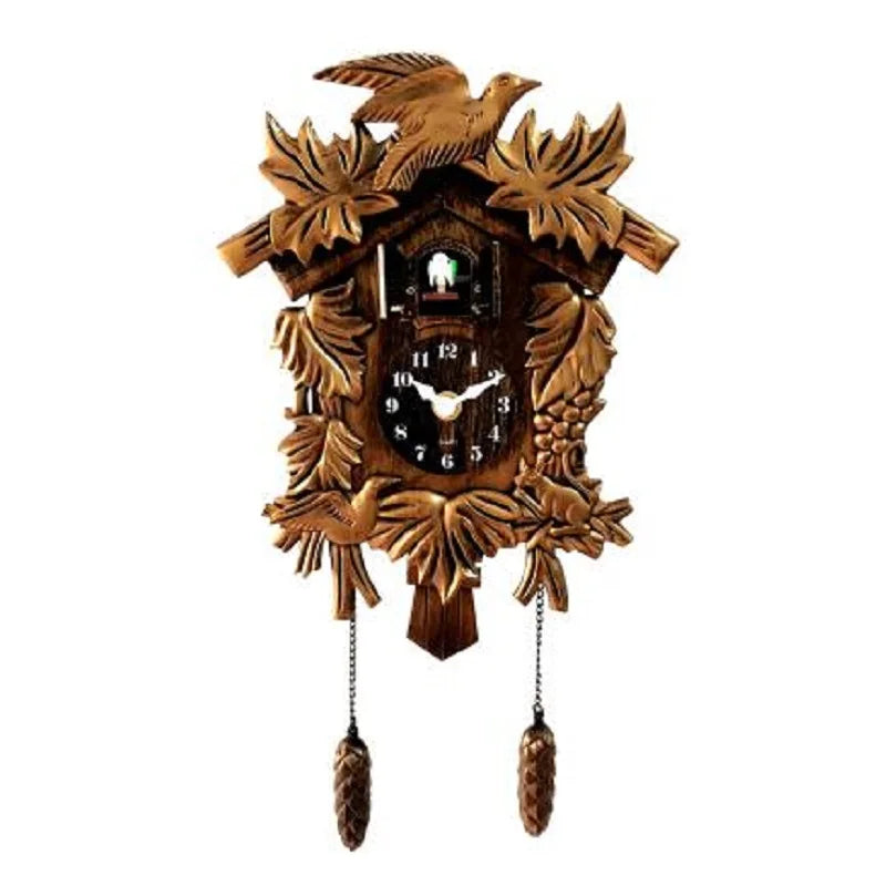 14 Inch Cuckoo Clock For Living Room Wall Clock Bird Alarm