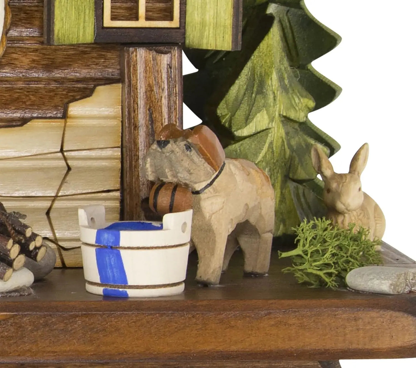 German Cuckoo Clock Black Forest Chalet 8 Day Movement