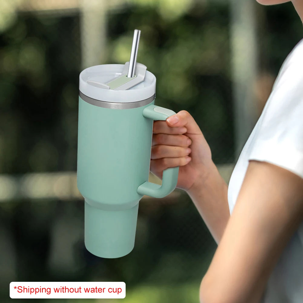 Stainless Steel Straws 4 Pack For Stanley Cleaning Brush