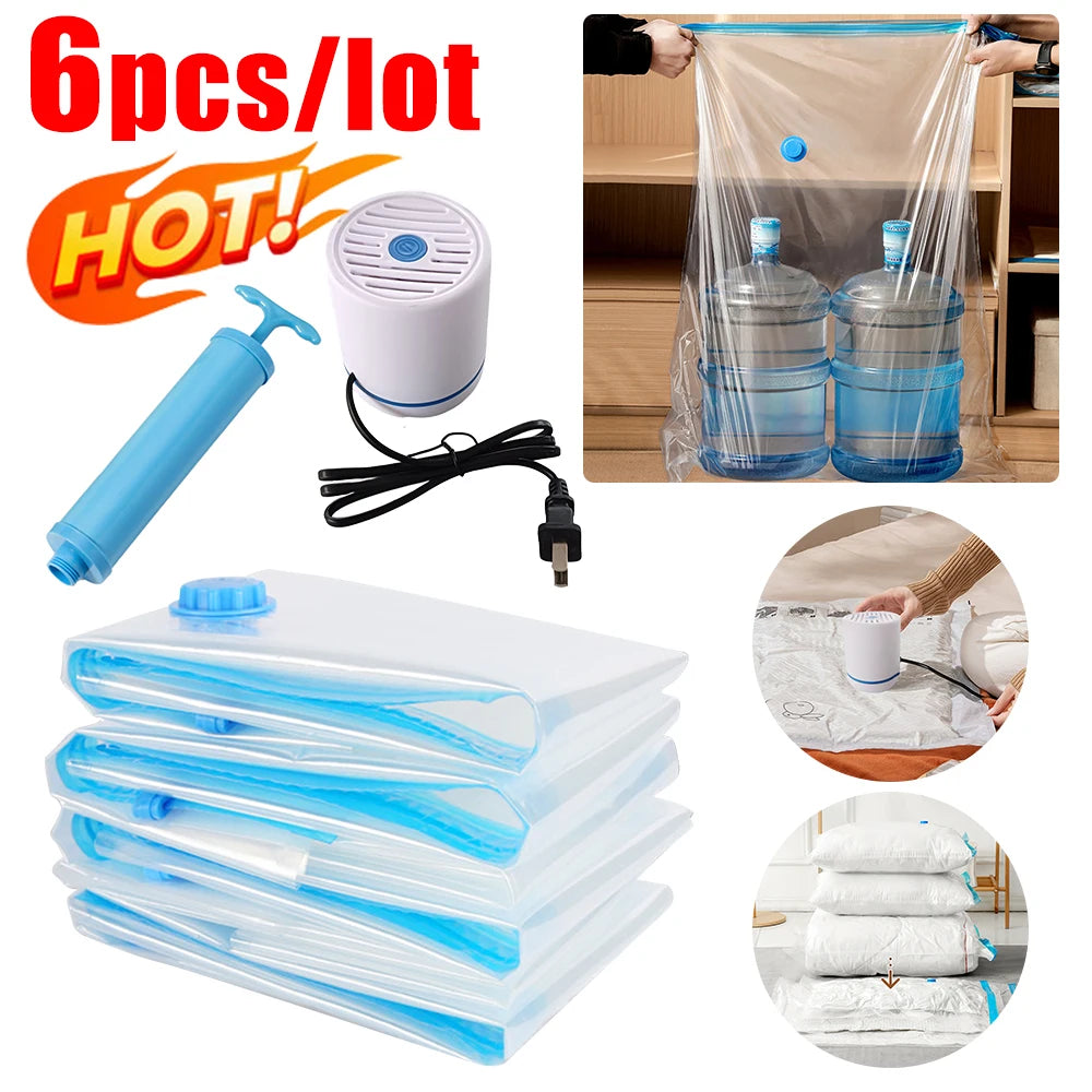 Reusable Vacuum Bags With Electric Pump Mini Vacuum Sealer