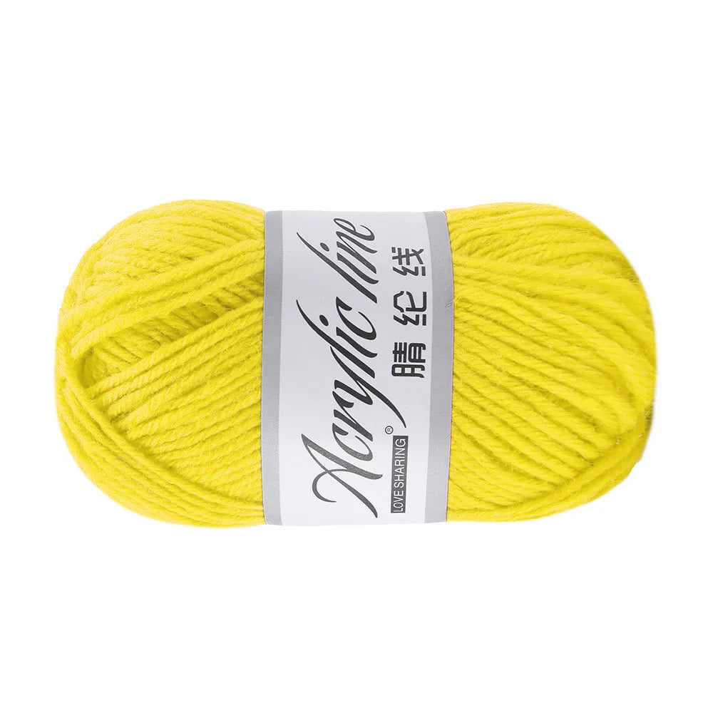 50g/Ball Acrylic Wool Yarn Thread Warm Diy Knitting Soft Baby Sweater Hat Knitted Kids Adult Scarf Supersoft Wholesale 12 Colors