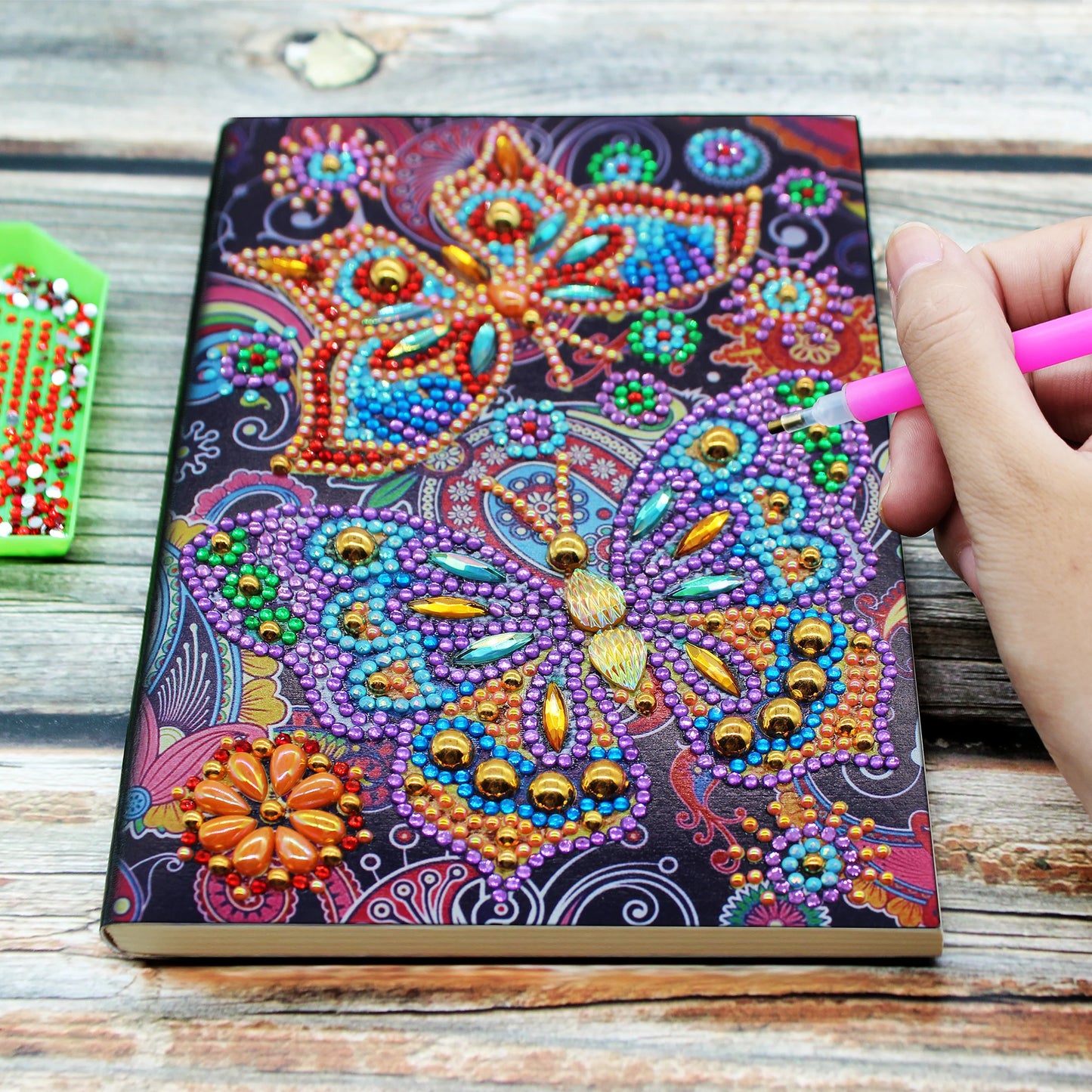 4 Pcs Diamond Art Kits for Adults Teens DIY 5D Crafts