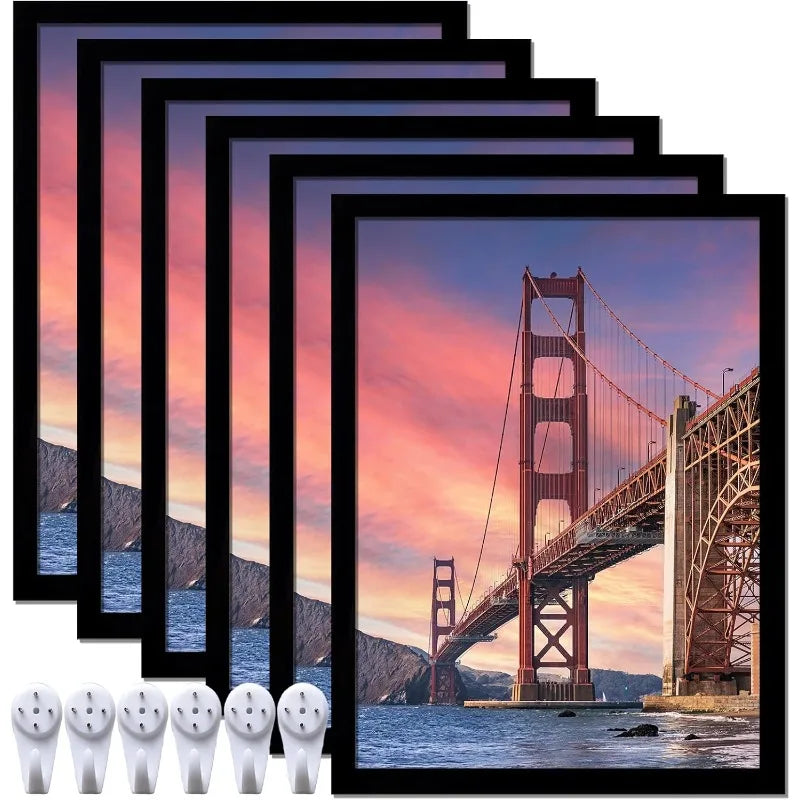 6 Sets 12x16 Picture Frame for Canvas Collage Art Gallery