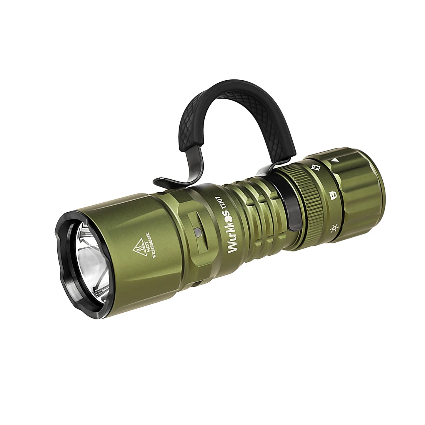 Wurkkos TD07 1300LM Tactical Flashlight 479M LongThrow IP68