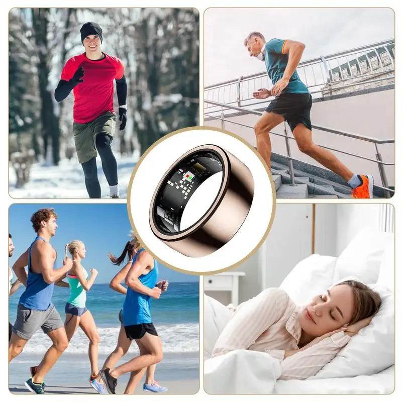 Ring Smart Sleep Monitoring Ring Health Ring For Women Men Waterproof Heart Rate Sleep Monitor Ring Portable Smart Ring