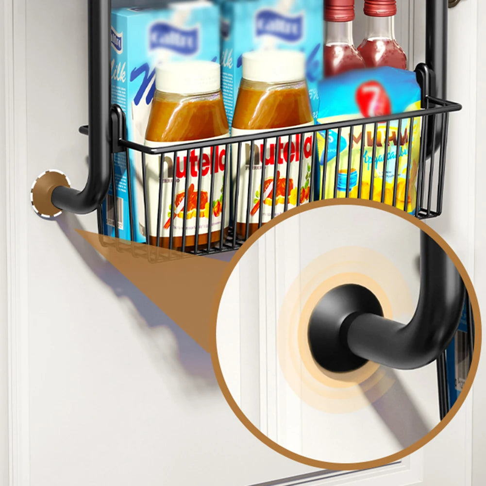 Over The Door Storage Organizer Metal Hanging Shelf