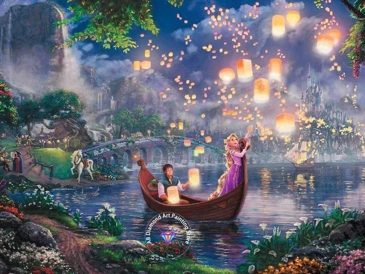 Disney Princess Castle AB Diamond Painting Kit 5D DIY