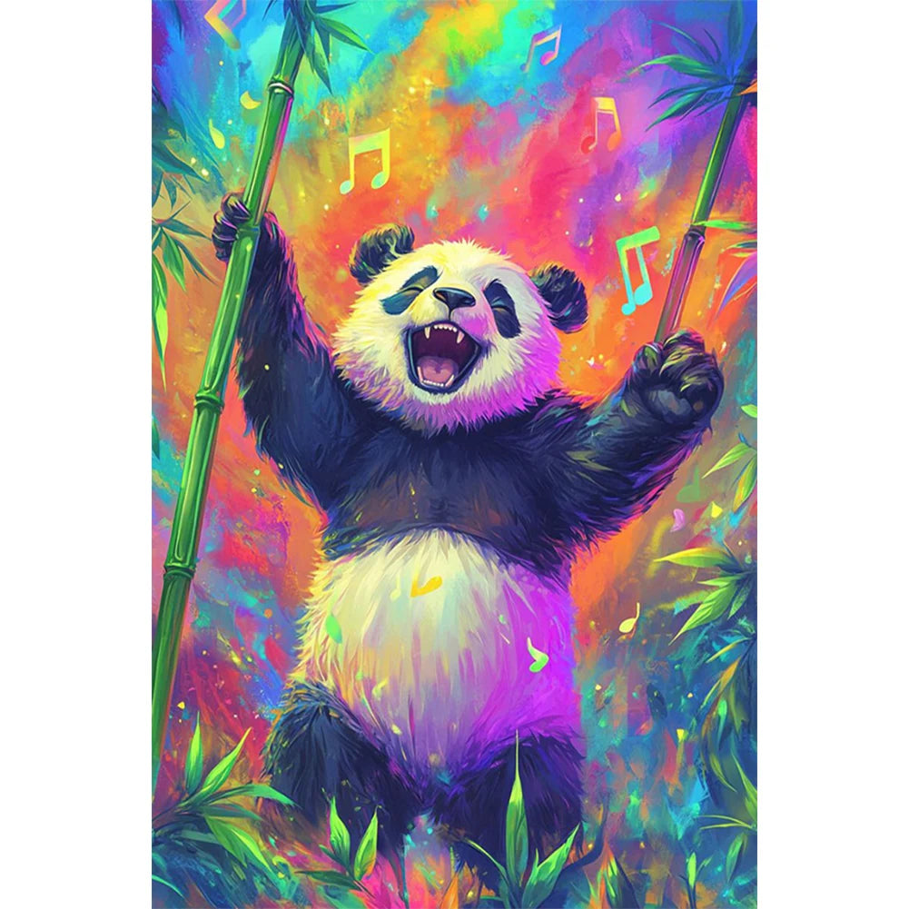 5D DIY Full Round Drill Diamond Painting Animal Kit Home Decor Art Craft 40x60cm