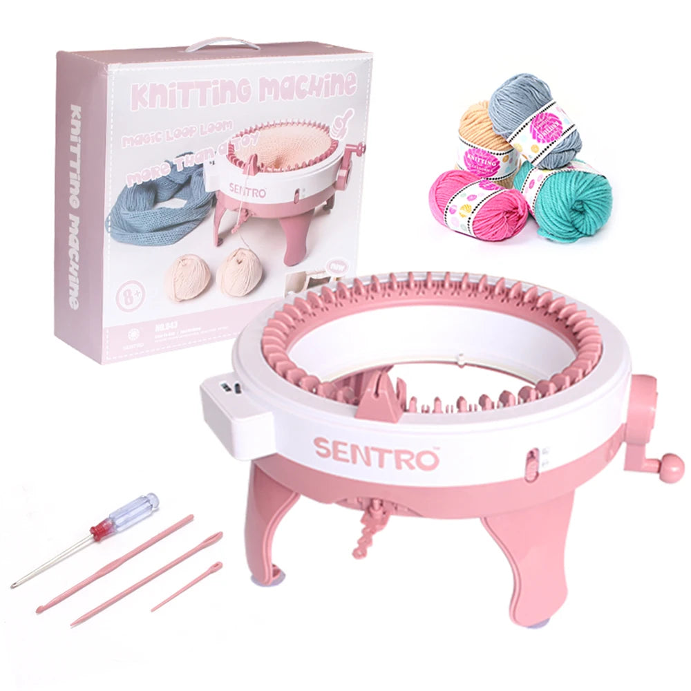 SENTRO 40 48 Needle Knitting Machine Dual Loom Kit Gift