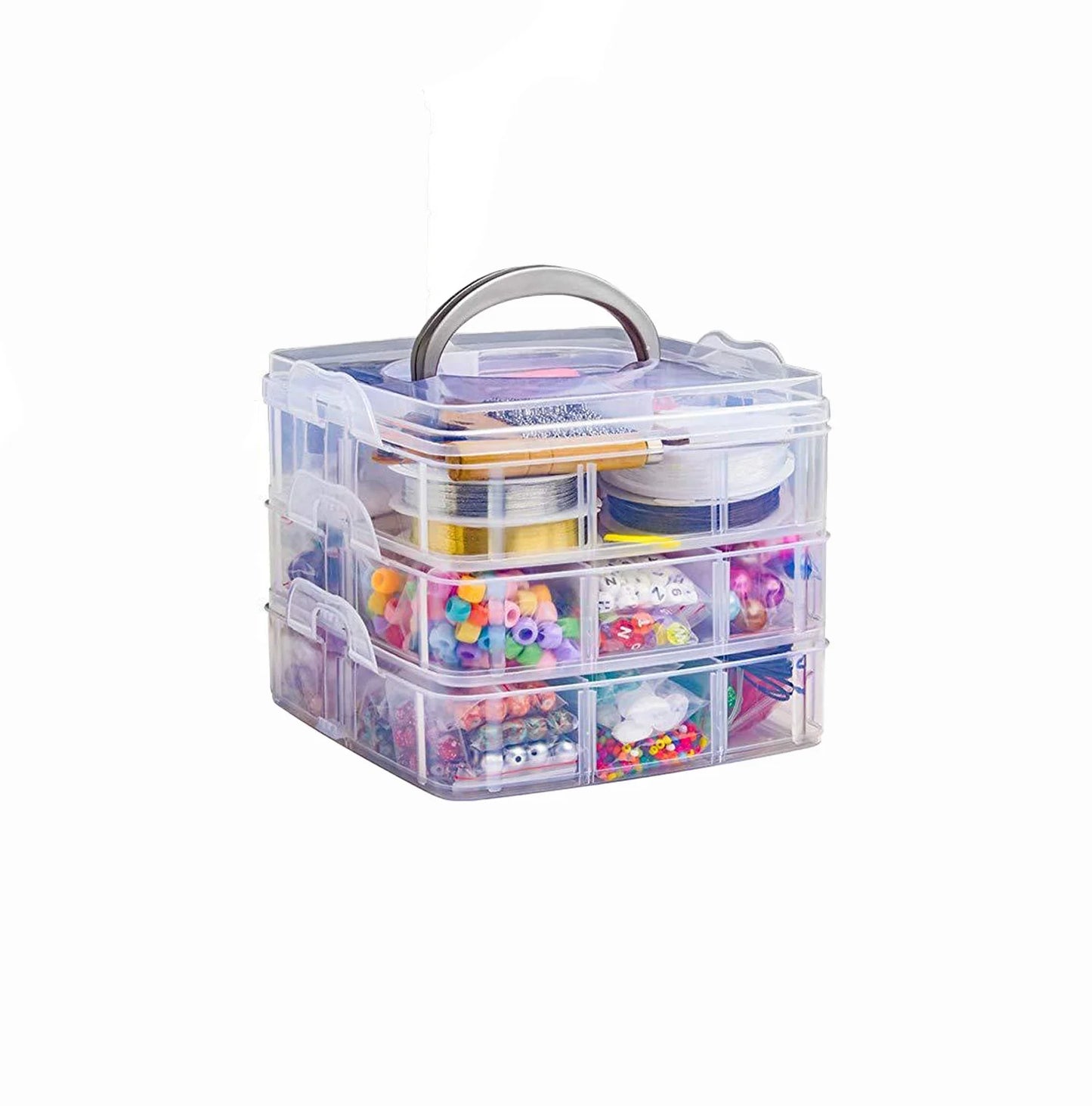 2456-Piece Deluxe DIY Bead Jewelry Making Kit - Includes Beads, Findings, and Accessories for Creating Unique Bracelets, Necklac