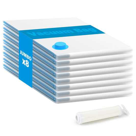 Vacuum Storage Bags Jumbo Pack With Pump For Quilts