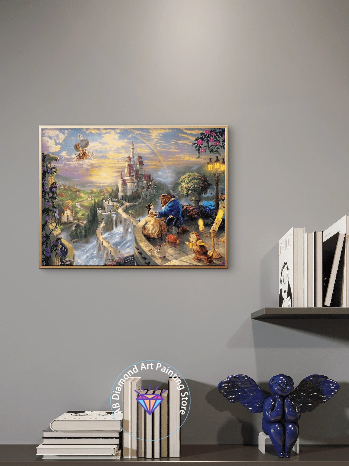 Disney Princess Castle AB Diamond Painting Kit 5D DIY