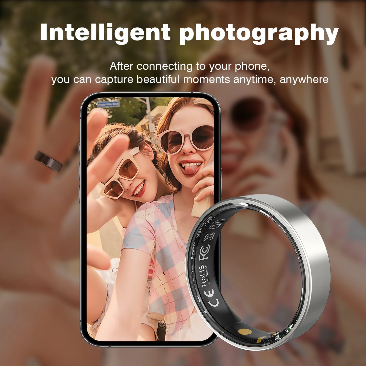 Smart Ring with Sleep Tracking and Motion Monitoring