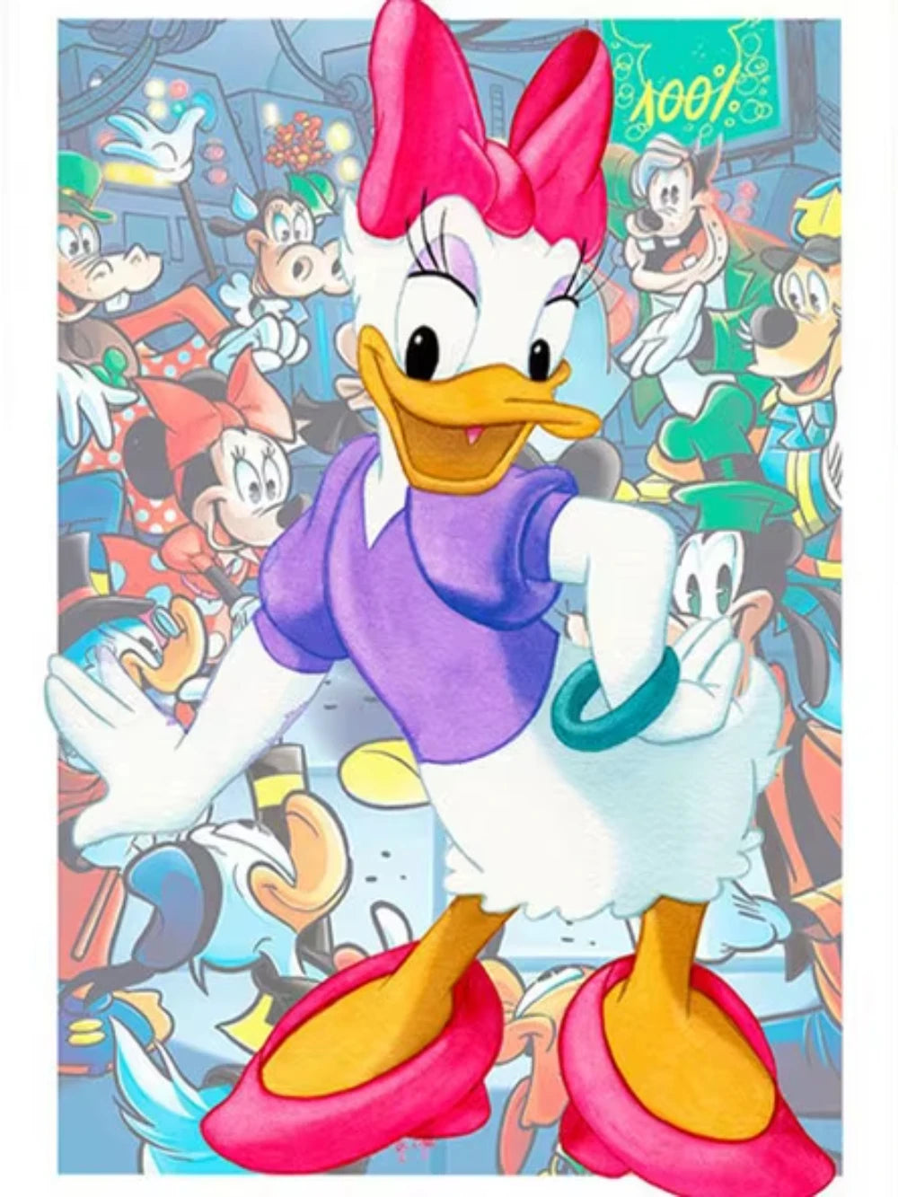 MINISO Frameless Disney Diamond Painting Mosaic Wall Art