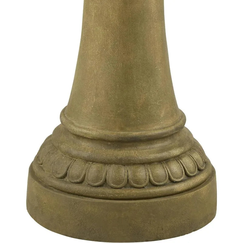 Sag Harbor Italian Outdoor Floor Water Fountain 66" High with LED Light 4 Tiered Decor for Garden Patio Backyard Deck Home