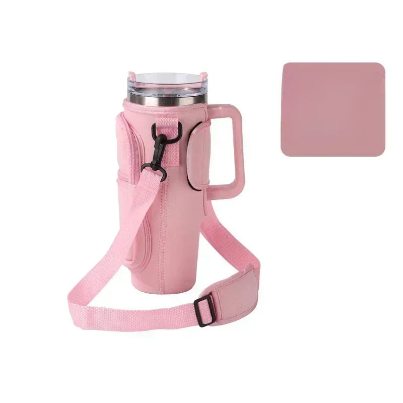 40oz Stanley Water Bottle Carrier Bag With Adjustable Strap