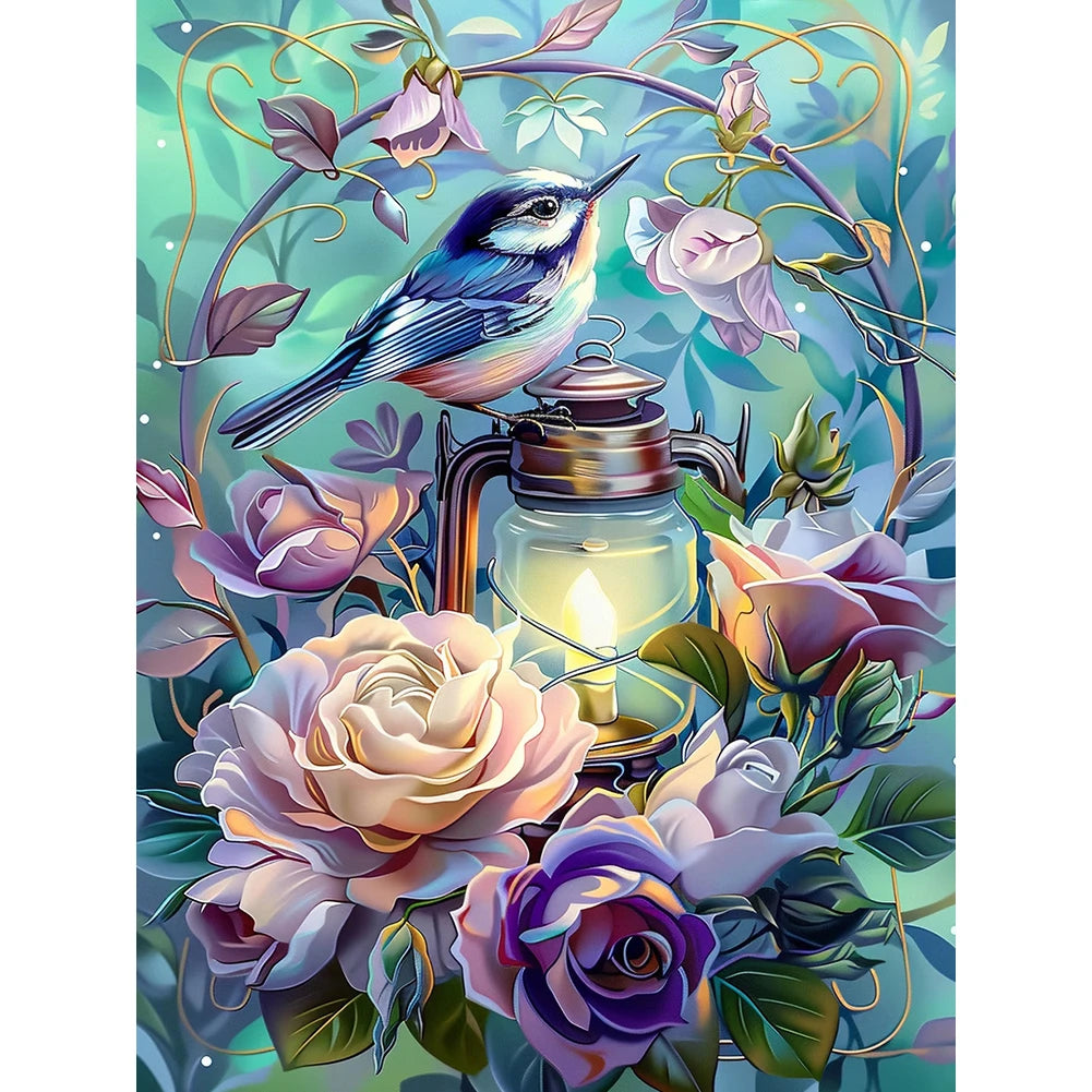 5D DIY Full Round Drill Diamond Painting Animal Kit Home Decor Art Craft 30x40cm