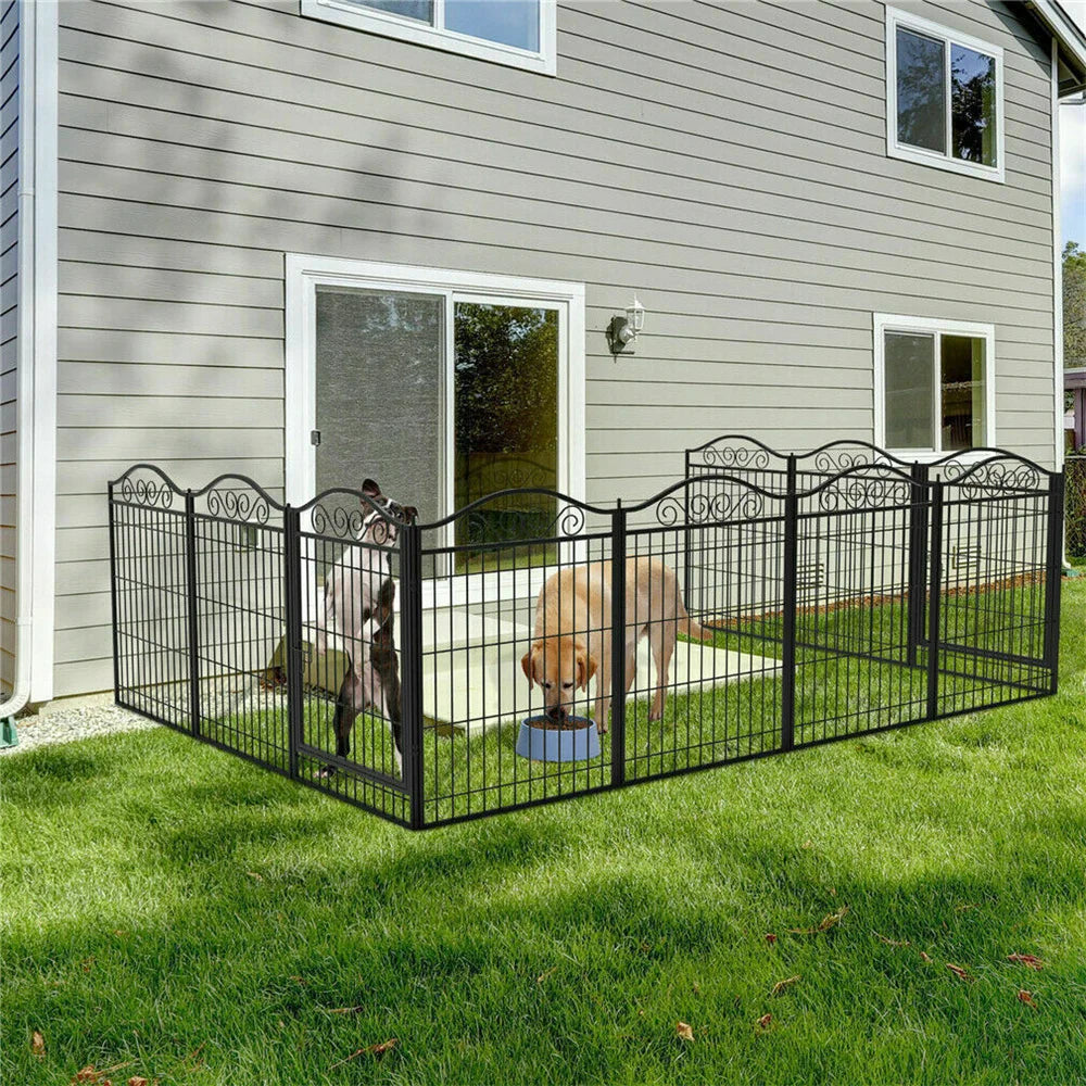 Heavy Duty Dog Playpen 8 Panels Pet Animal Dog Kennel