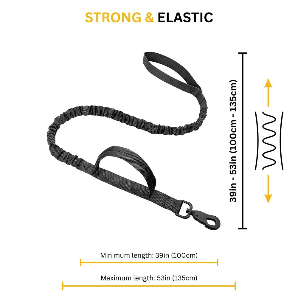 Tactical Dog Harness Leash Set for Large Dogs No Pull