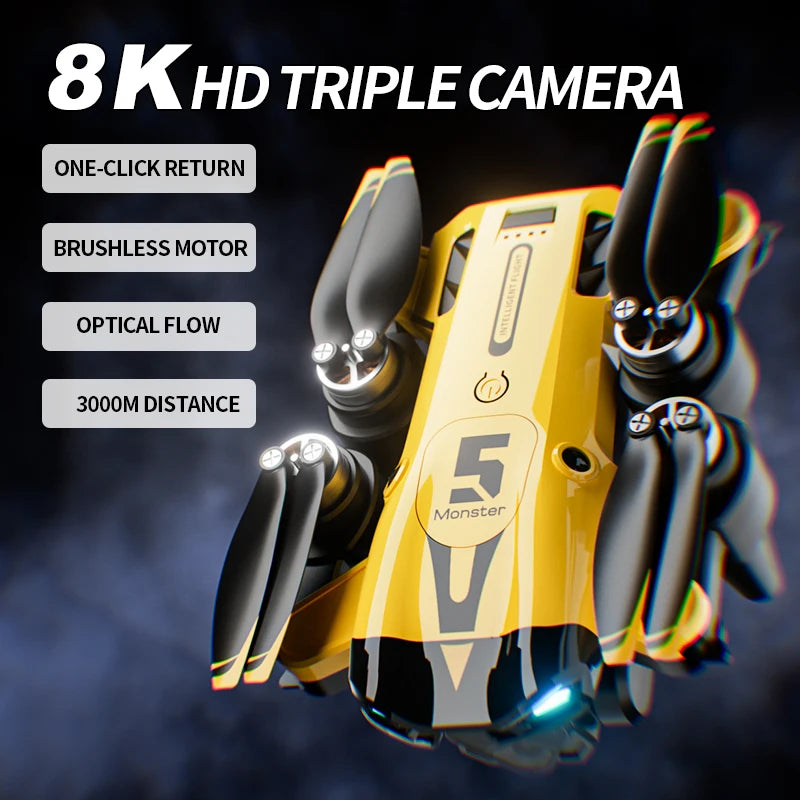 KBDFA M5 Max Drone 8K 4K Camera Wide Angle Optical Flow