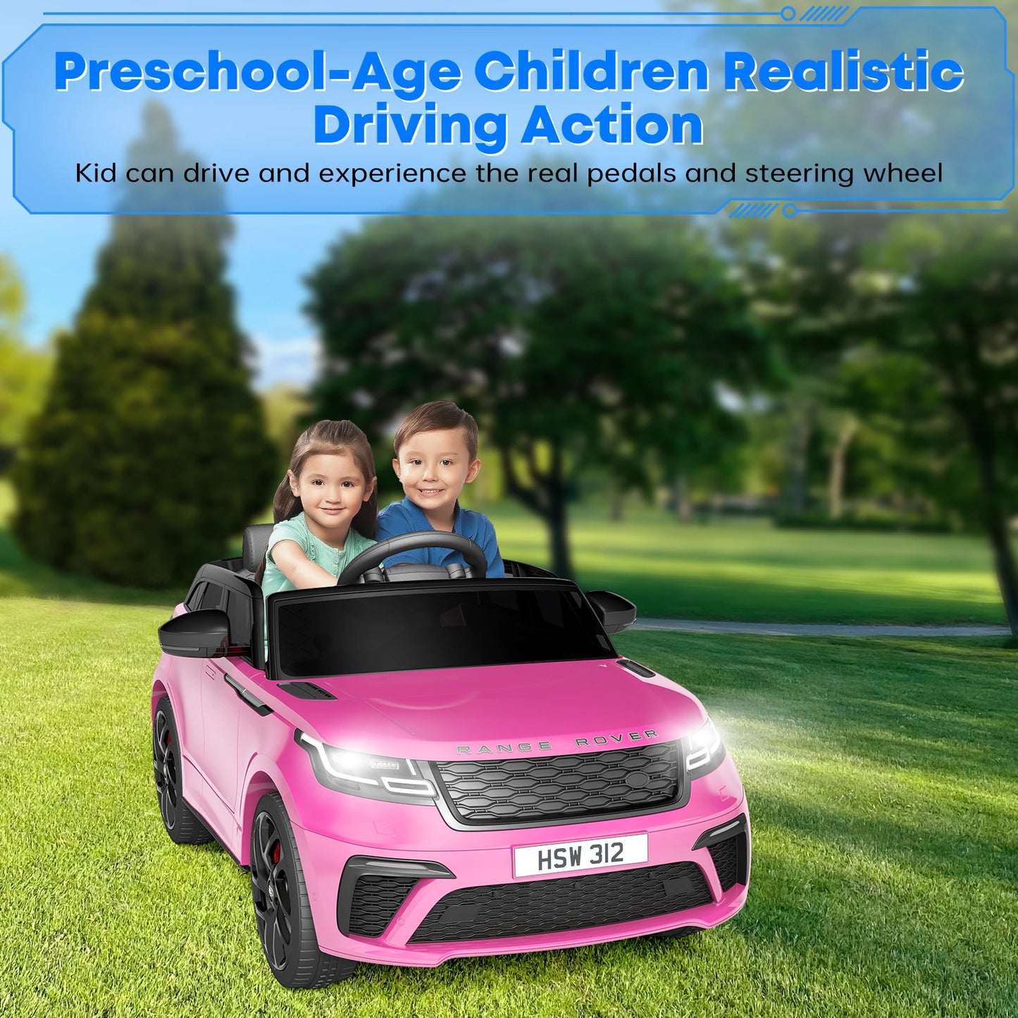 Ride On Cars For Kids Four To Eight 12V MP3 Remote Car