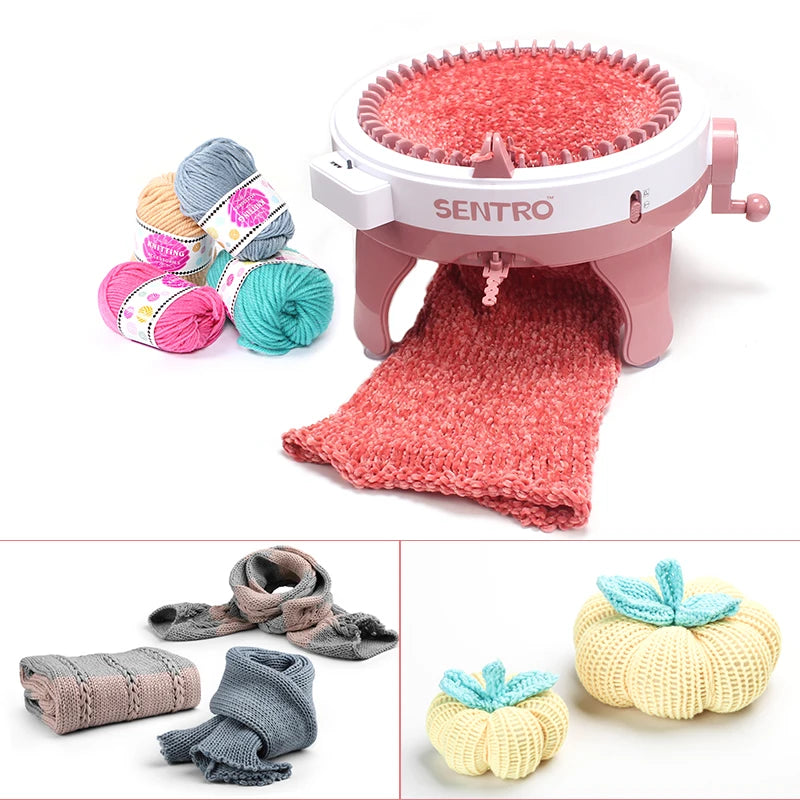 SENTRO 40 48 Needle Knitting Machine Dual Loom Kit Gift