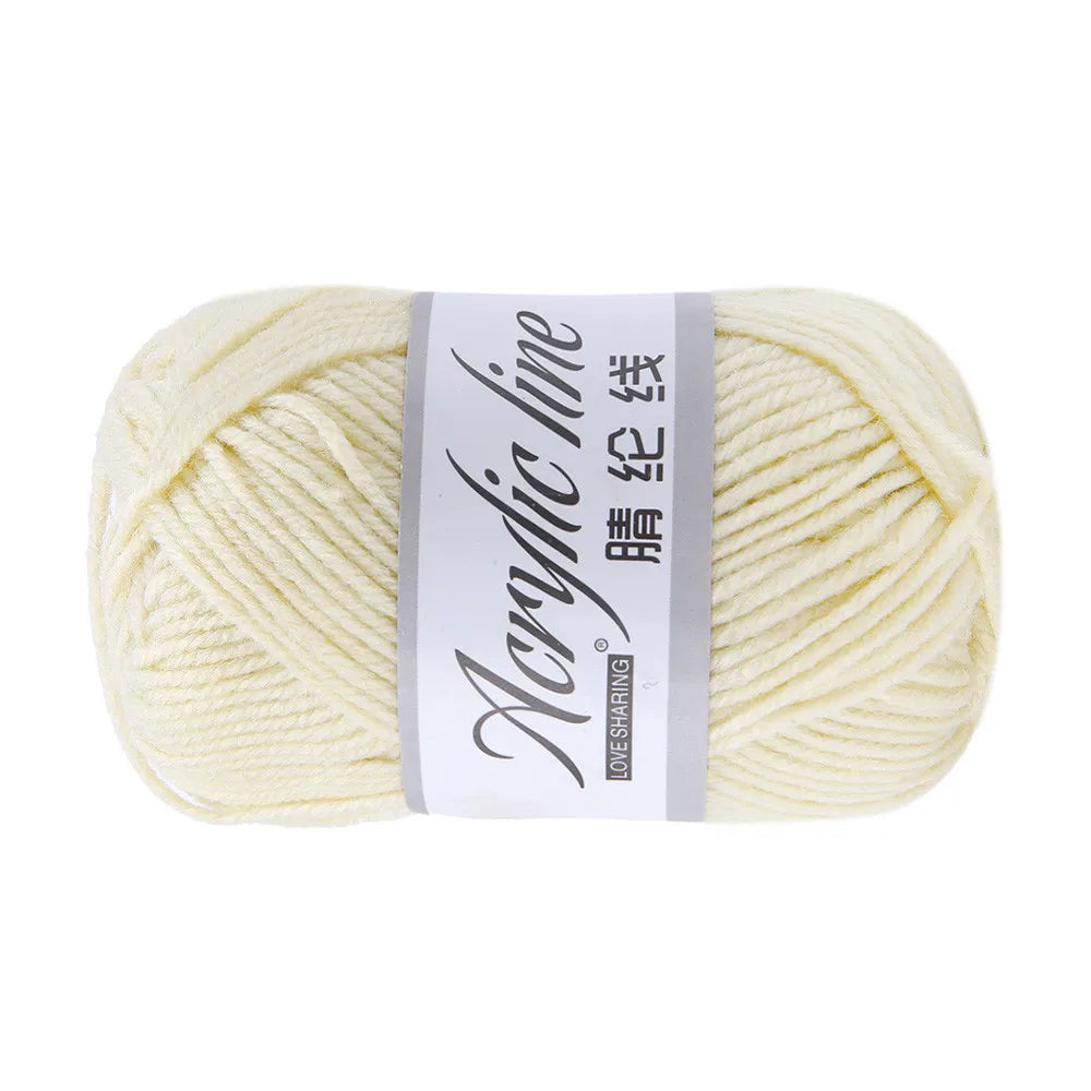 50g/Ball Acrylic Wool Yarn Thread Warm Diy Knitting Soft Baby Sweater Hat Knitted Kids Adult Scarf Supersoft Wholesale 12 Colors