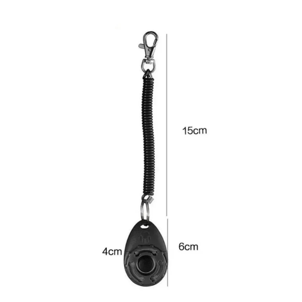 JJYY Solid Color Adjustable Pet Training Clicker Whistle
