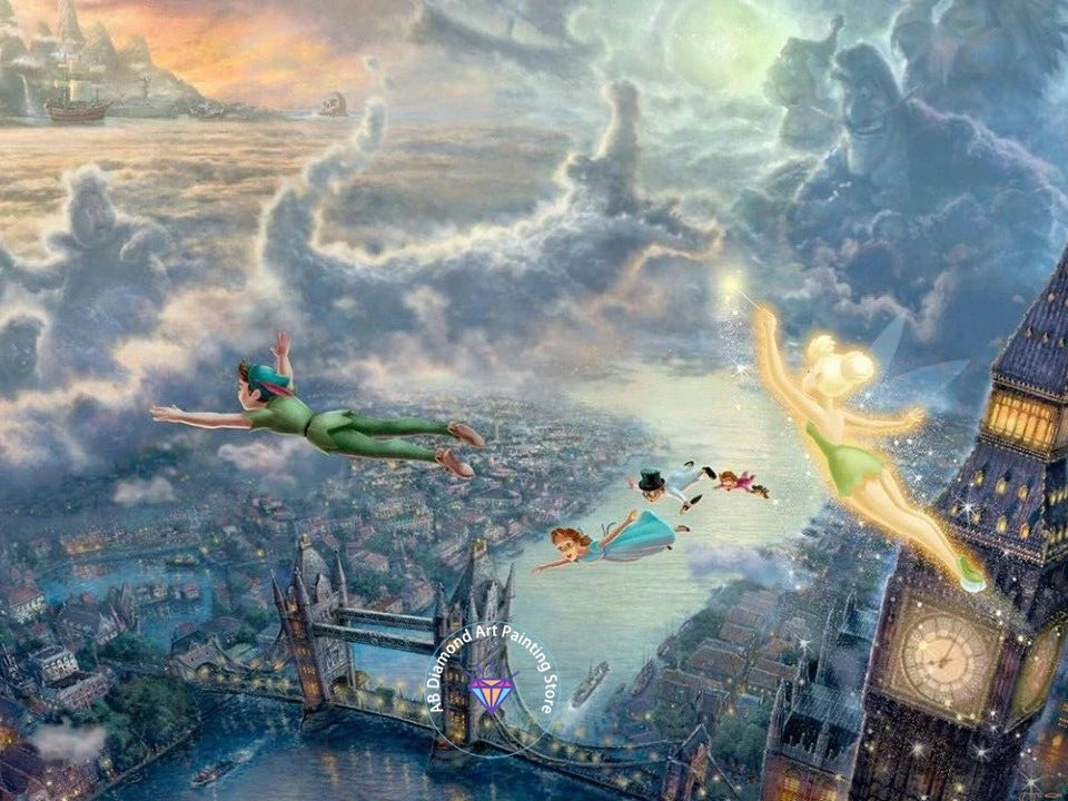 Disney Princess Castle AB Diamond Painting Kit 5D DIY