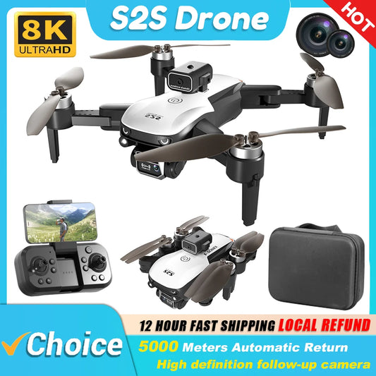 KBDFA S2S Mini Drone Foldable Obstacle Avoidance Quadcopter